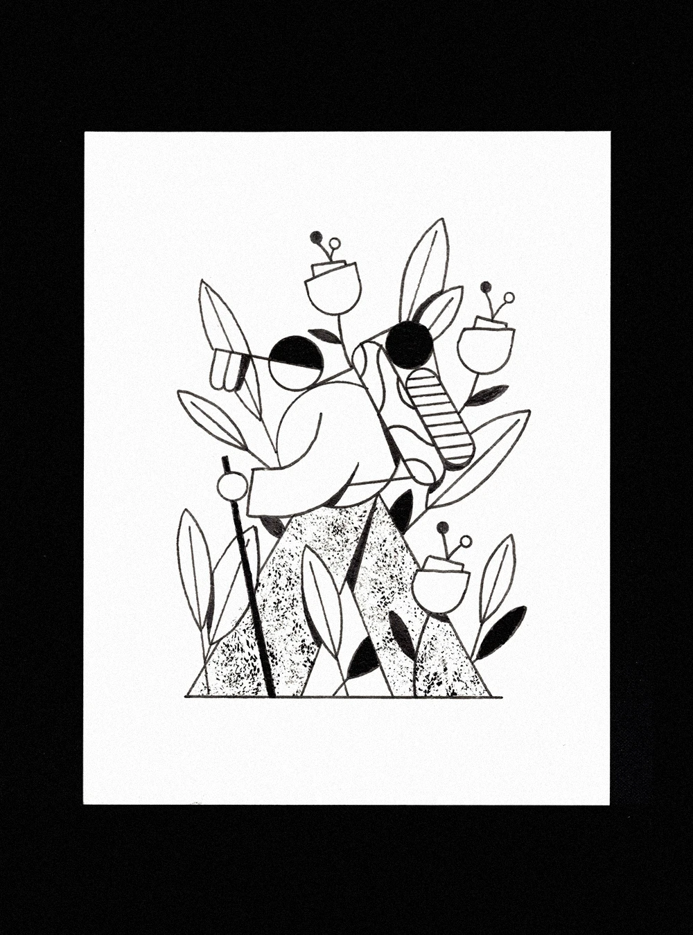 MaisonTangible_Portfolio_2023_Inktober_24Hiking